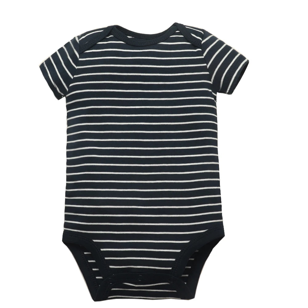 Pelele de algodón suave para bebés recién nacidos | Conjunto de 5 piezas de ropa para bebé con dibujos animados