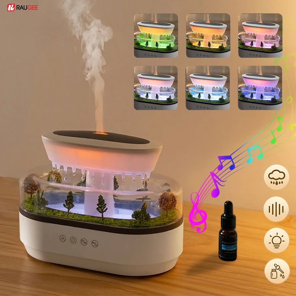 Essential Oils Humidifier and Aromatherapy Diffuser with Music