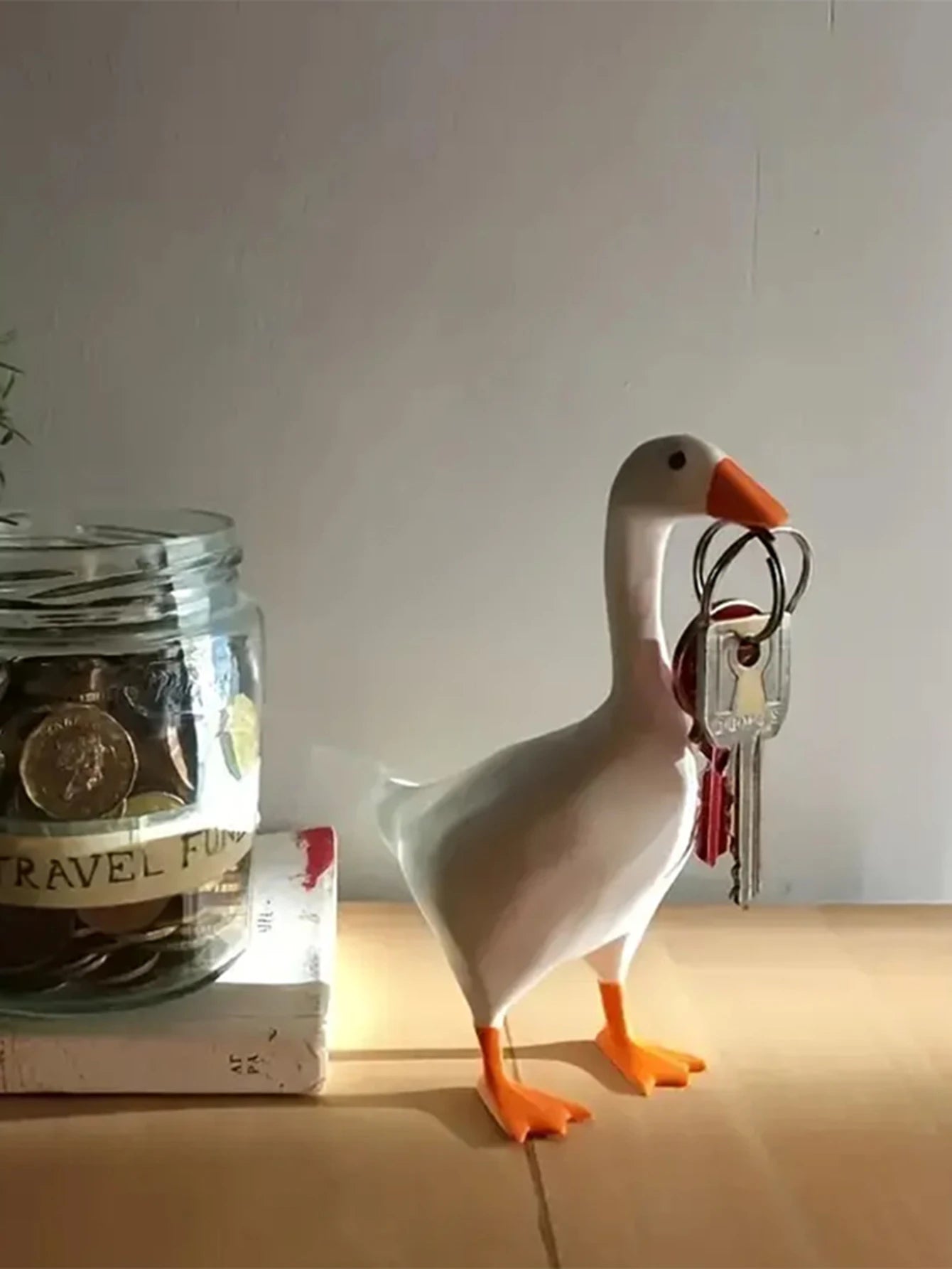 Magnetic Goose Keychain | Unique Home & Office Decoration