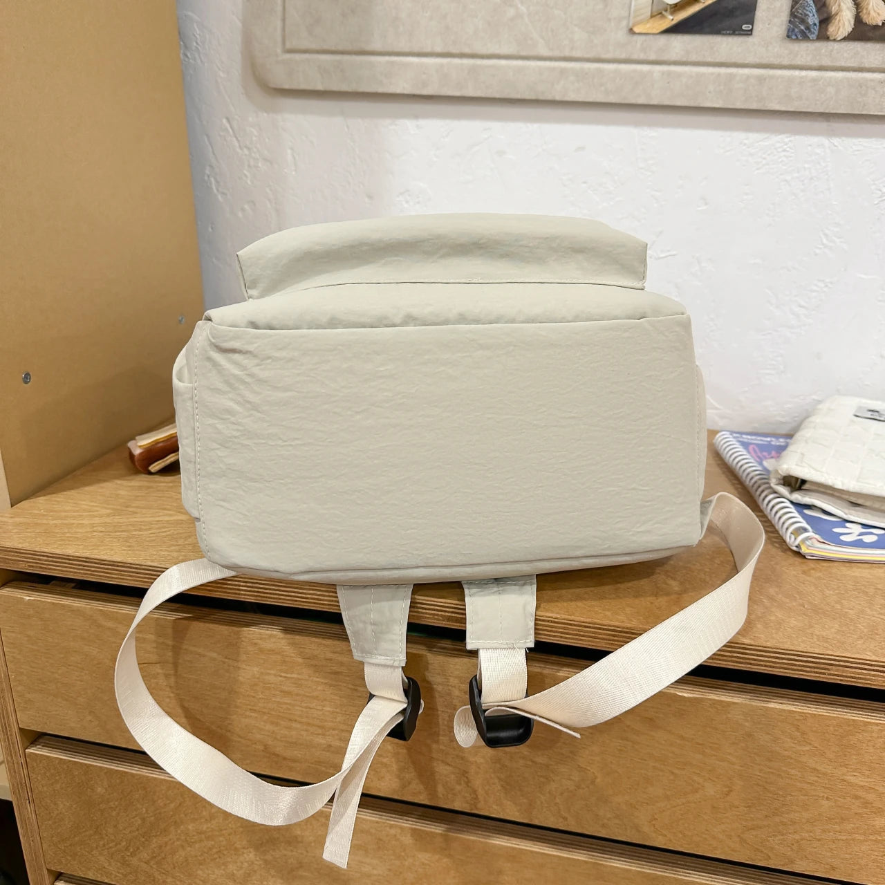 Versatile Solid Color Backpack | Large Capacity Daily Use
