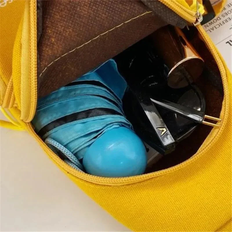 Stylish Embroidered Canvas Chest Bag | Women’s Daily Crossbody Bag