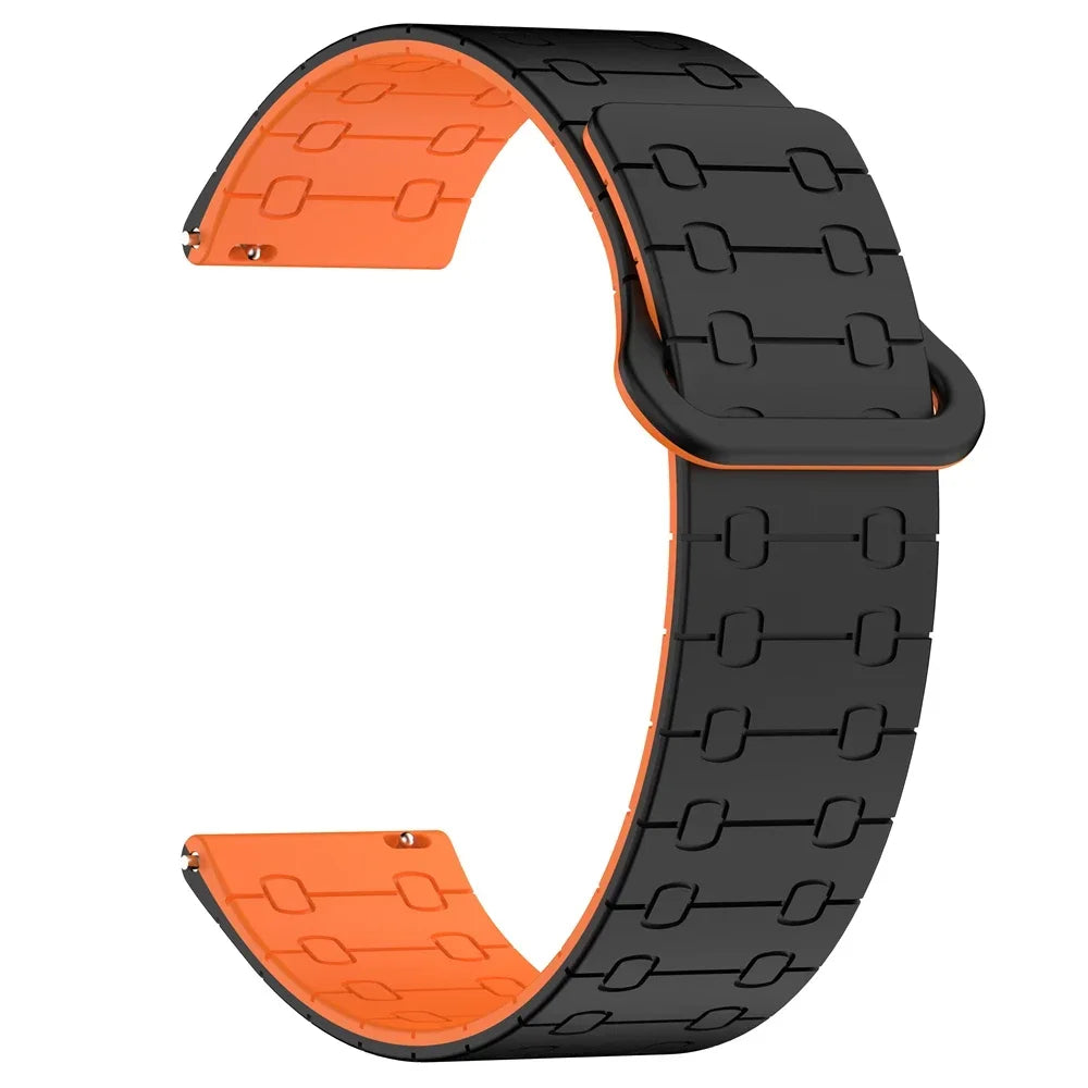 22mm Magnetic Silicone Strap | Versatile Sports Band Bracelet
