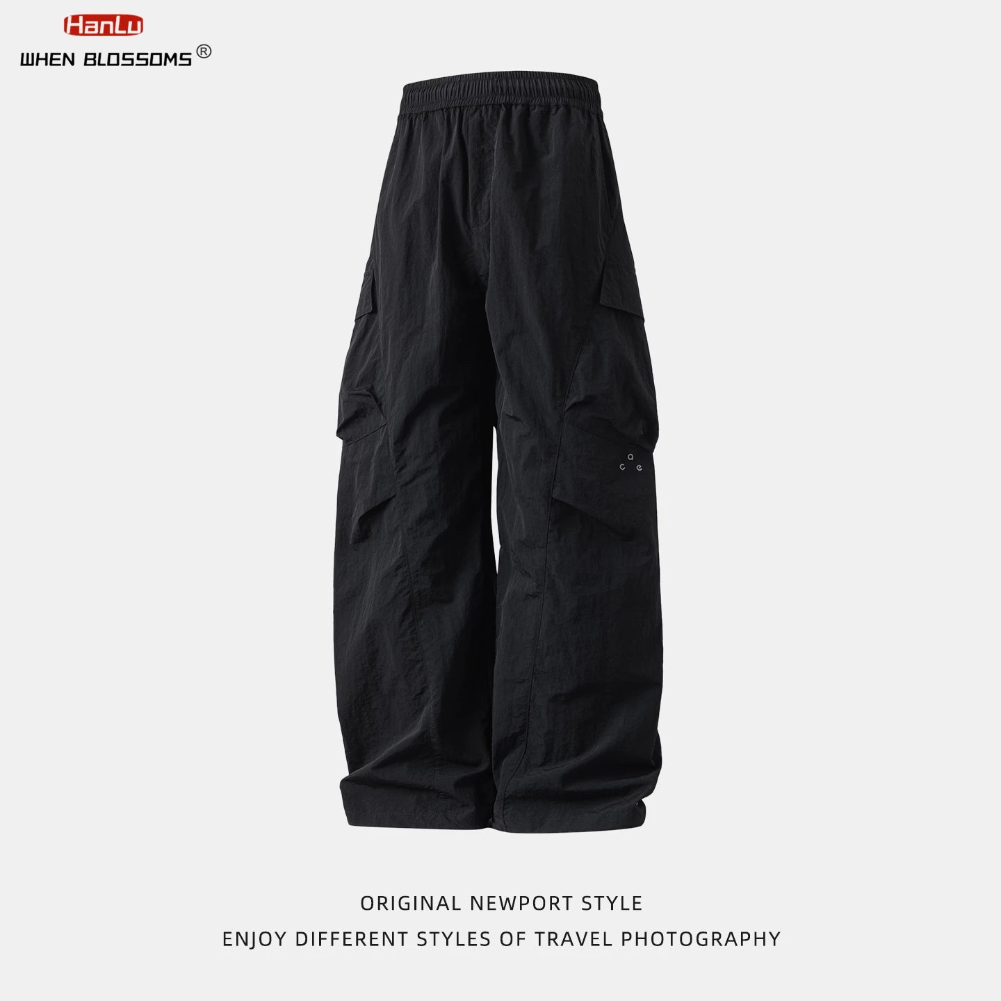 Men's Water-Resistant Cargo Pants | Oversized Utility Trousers