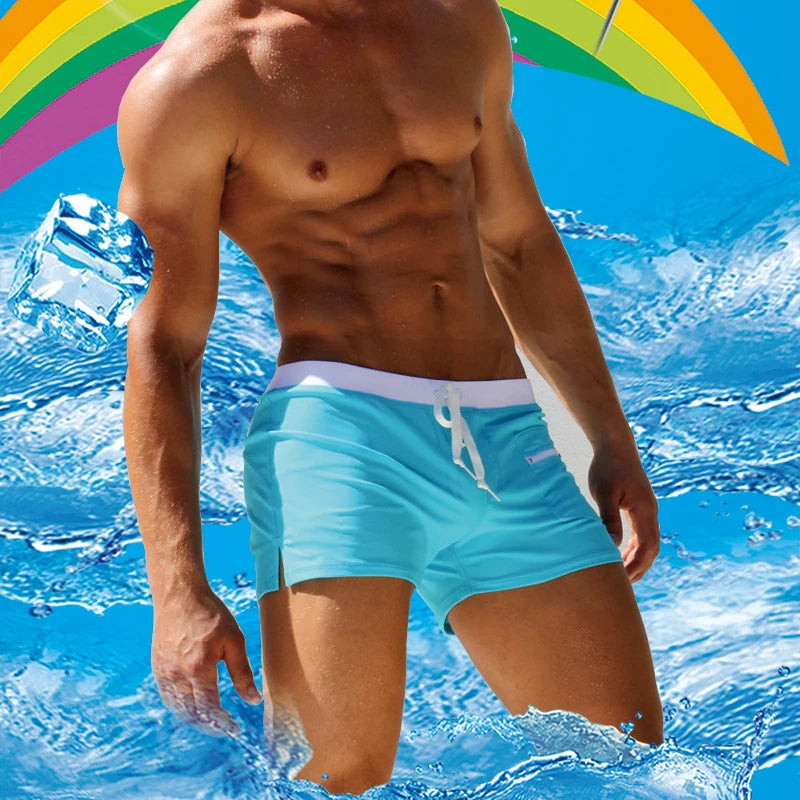 Men's Summer Beach Shorts | Stylish Mesh Lined Swim Trunks