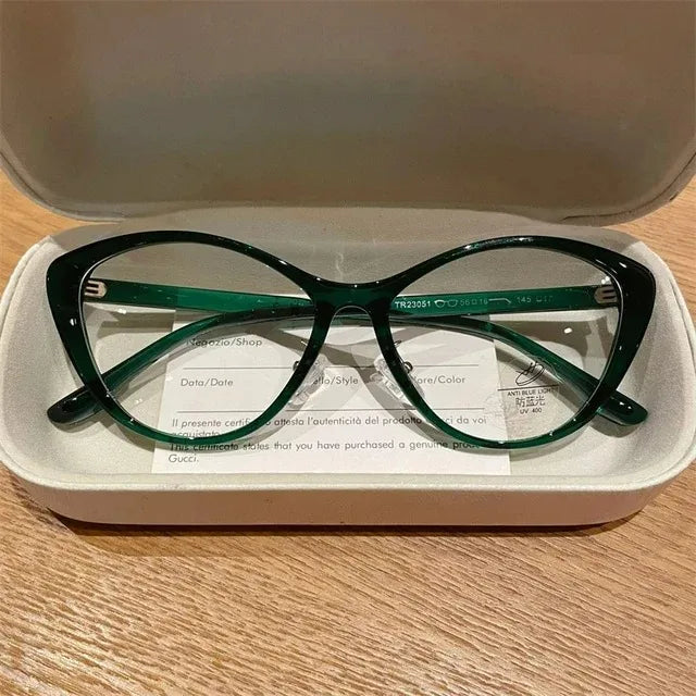 Trendy Cat Eye Reading Glasses for Women | Stylish Anti Blue Light Eyewear