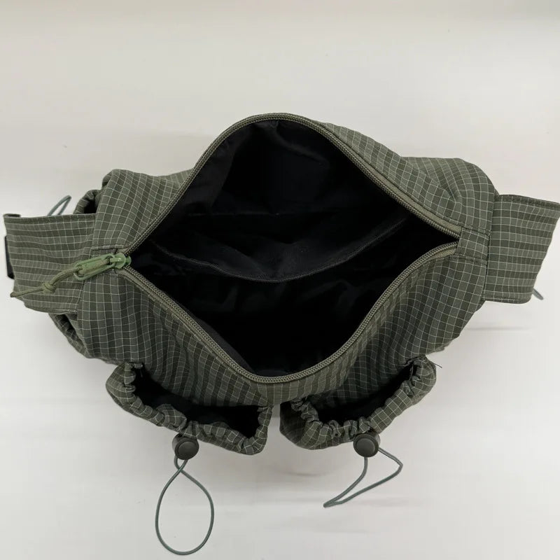 Stylish Plaid Nylon Shoulder Tote Bag | Versatile Everyday Accessory
