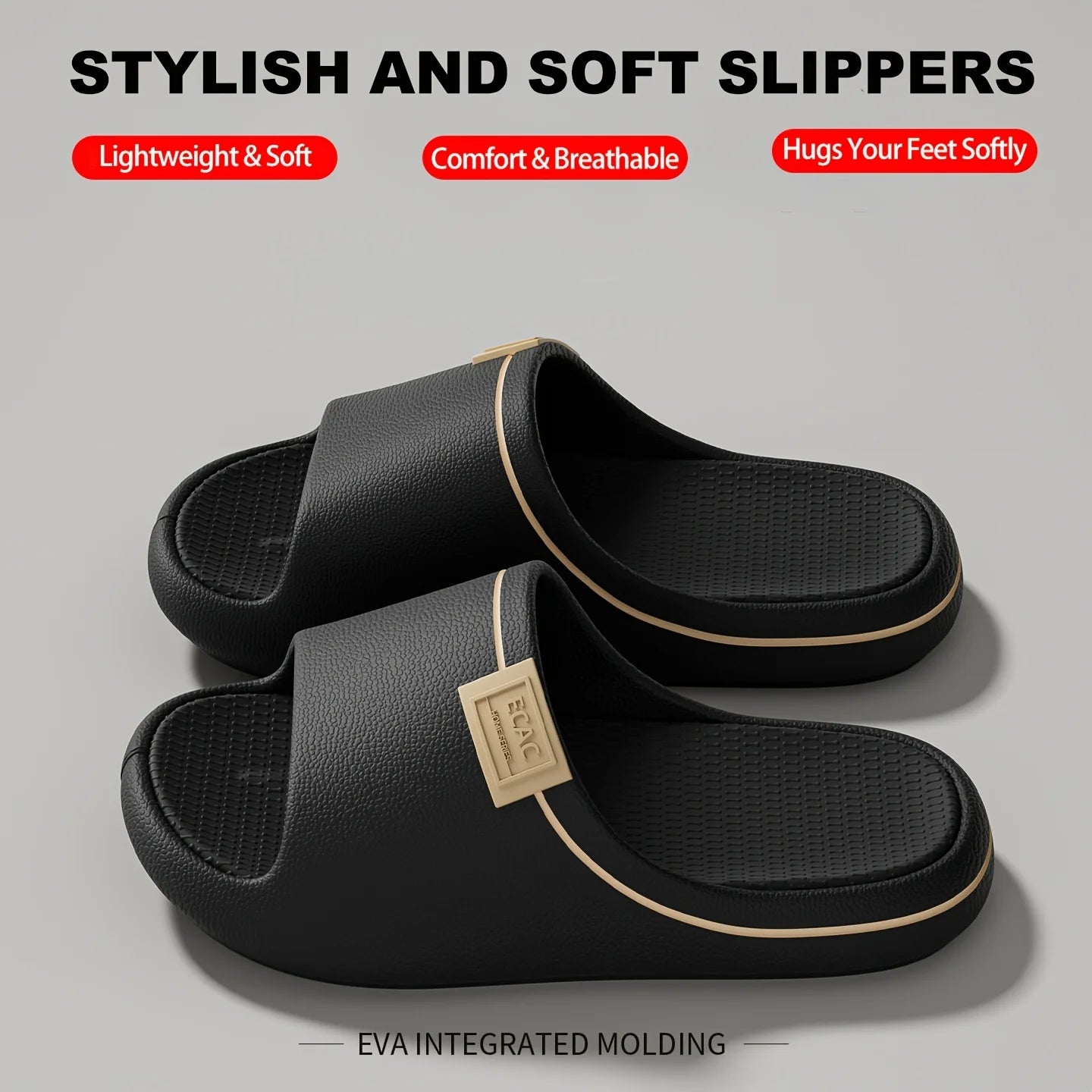 Unisex Summer EVA Slippers | Soft Non-Slip Slides for Home Comfort