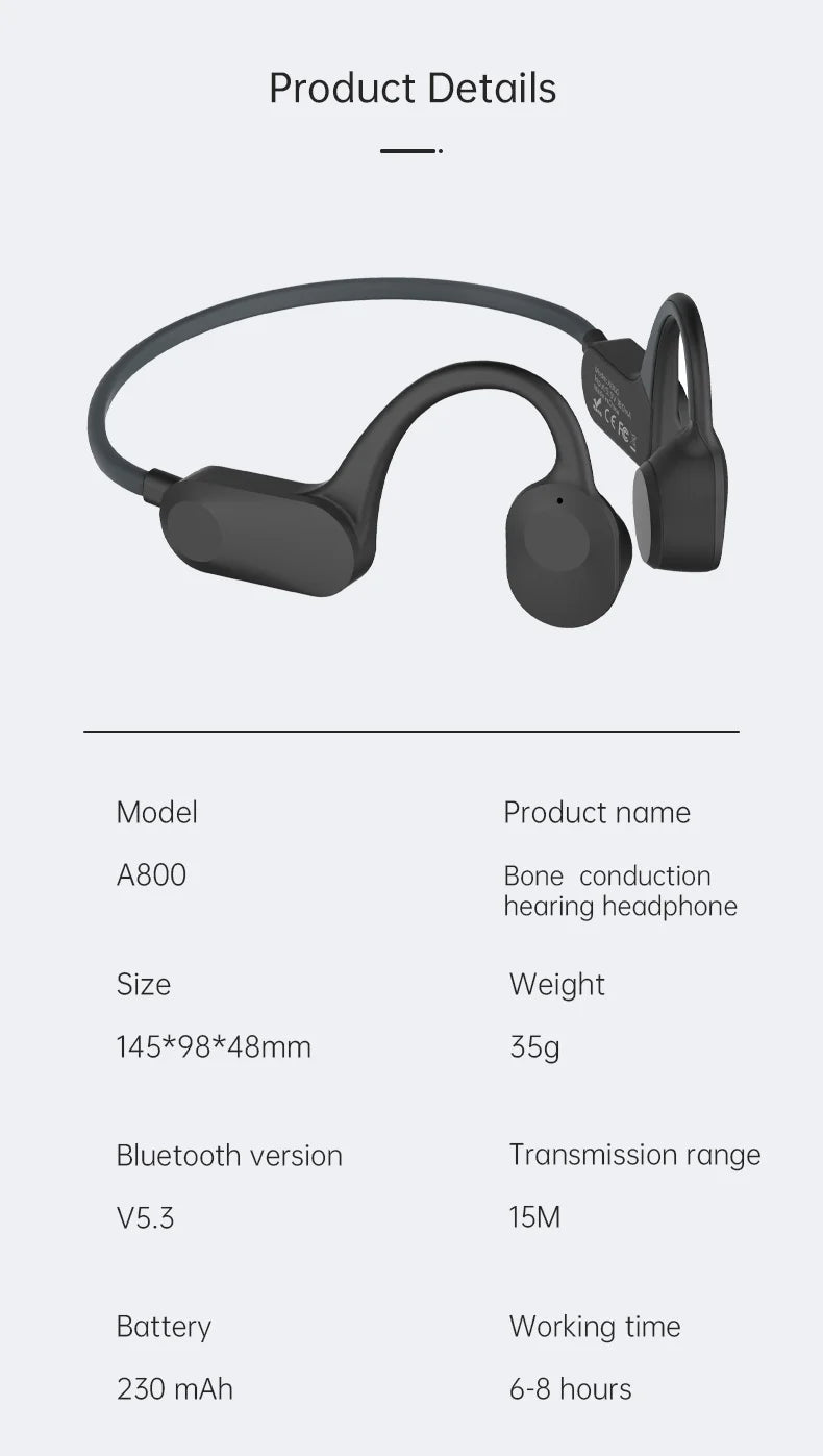 32-Channel Bone Conduction Hearing Aid | Noise Reduction & Bluetooth