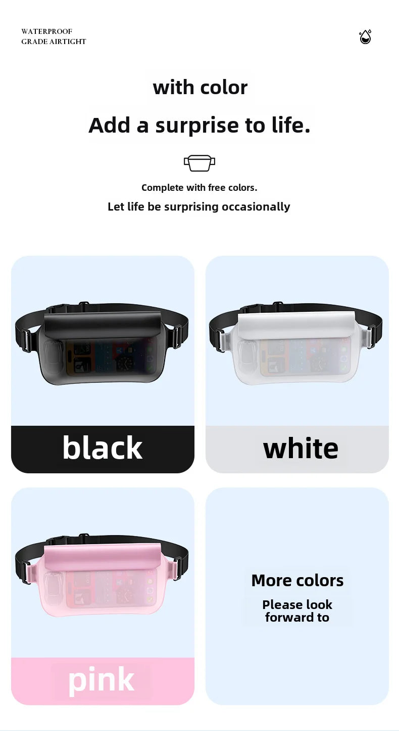 Universal Waterproof Phone Pouch | Secure Beach & Swim Protection