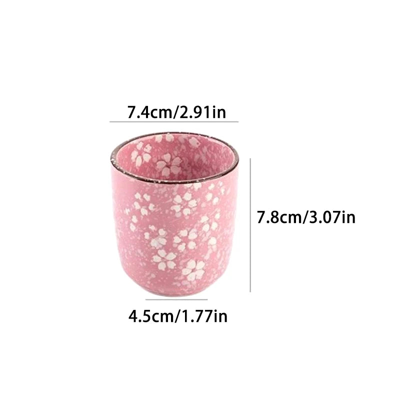 Elegante Taza de Té de Cerámica Rosa y Blanca | Perfecta para Amantes del Té