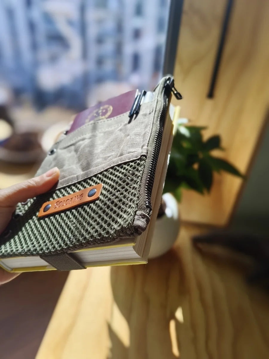 Multifunctional Canvas Storage Bags for Notebooks & Accessories
