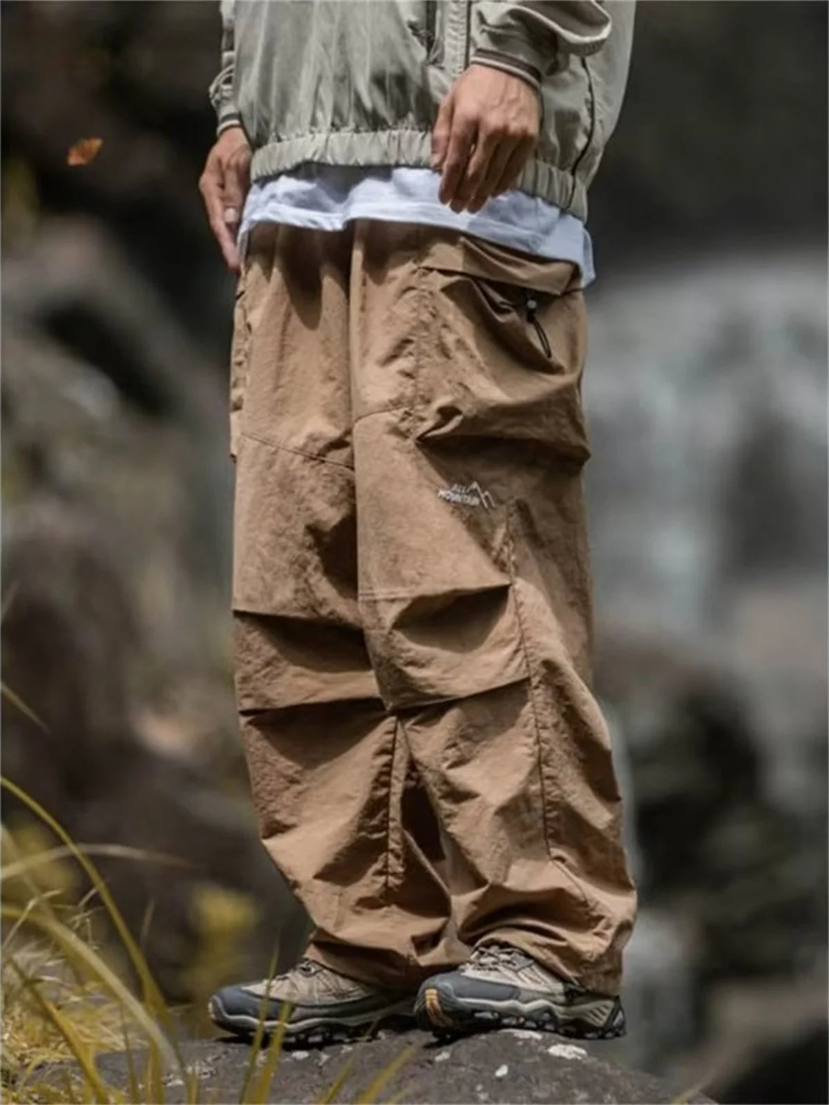 Men's Waterproof Hip Hop Cargo Pants | Stylish Casual Workwear