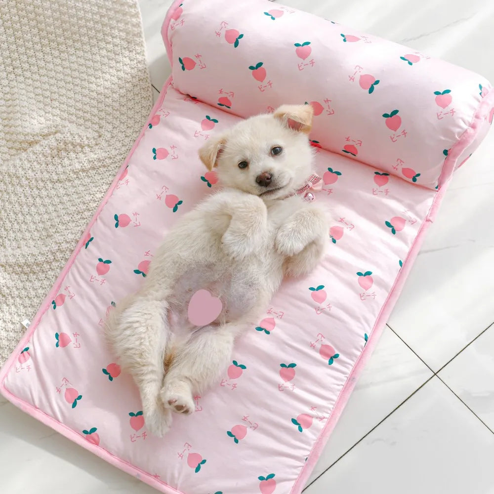 Summer Pet Cooling Mat | Breathable & Washable Ice Pad for Pets