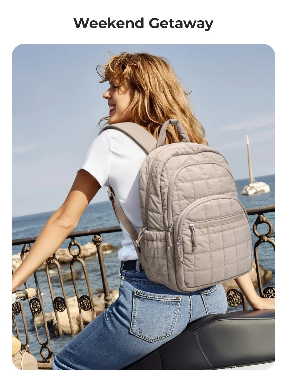 Stylish Water-Resistant Women's Travel Backpack | Perfect for College
