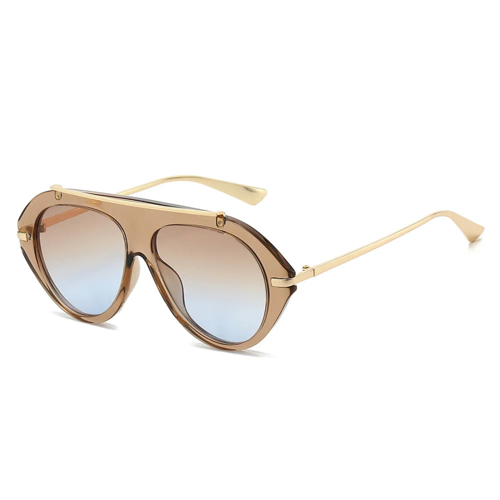 Oversized Retro 70s Pilot Sunglasses | Stylish Vintage Shades