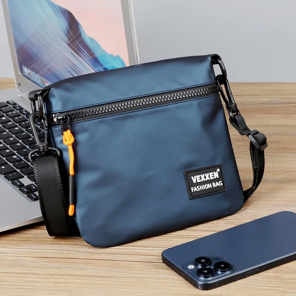 Trendy Unisex Multi-Layer Crossbody Bag | Water-Resistant Style
