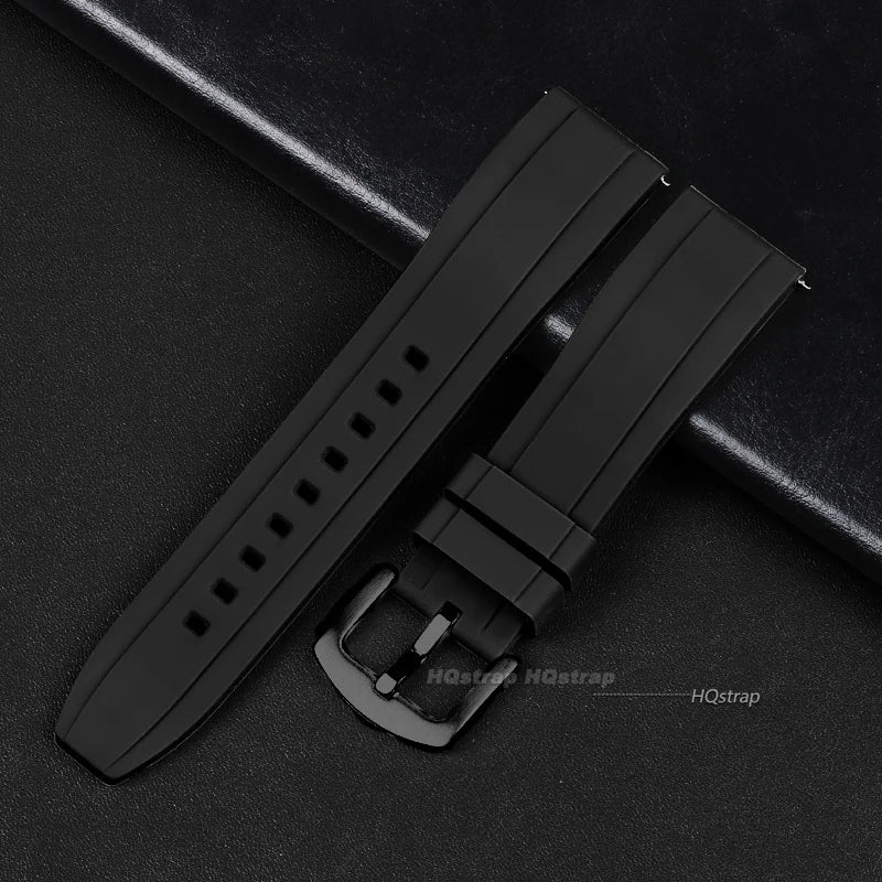 Quick Release Silicone Rubber Watch Strap | Soft Sports Watchband