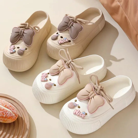 Women's Cute Bow EVA Slippers | Stylish Summer Sandals