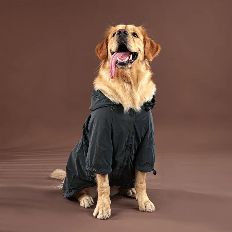 Reflective Color Changing Windbreakers for Big Dogs | Stylish Outerwear