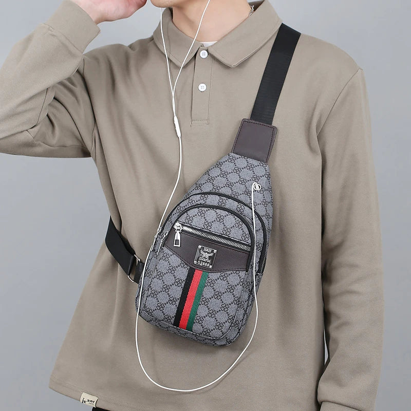 Men's Multifunctional Messenger Bag | Casual Crossbody Handbag