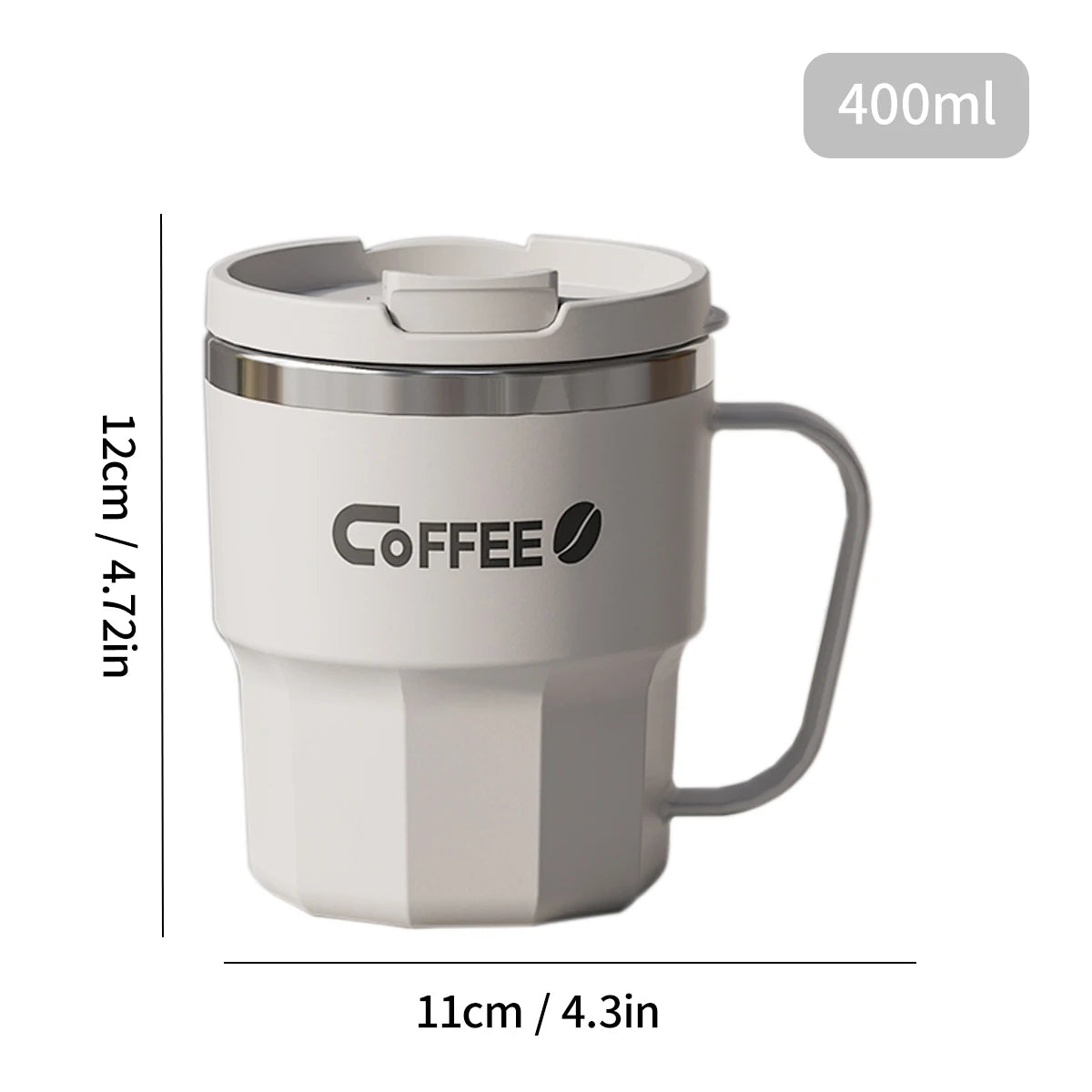 Double Layer Stainless Steel Coffee Mug | Insulated Drinkware