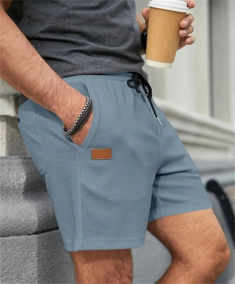 Men's Breathable Solid Color Sport Shorts | Perfect for Summer