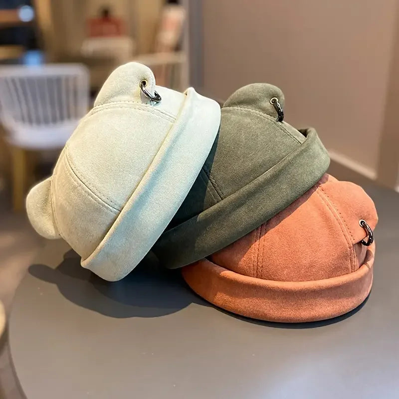 Unisex Cartoon Docker Brimless Beanie | Warm & Stylish Cap