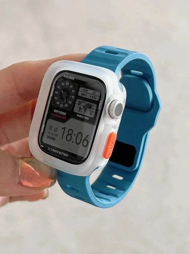 Candy Silicone Case & Strap for All Apple Watch Sizes