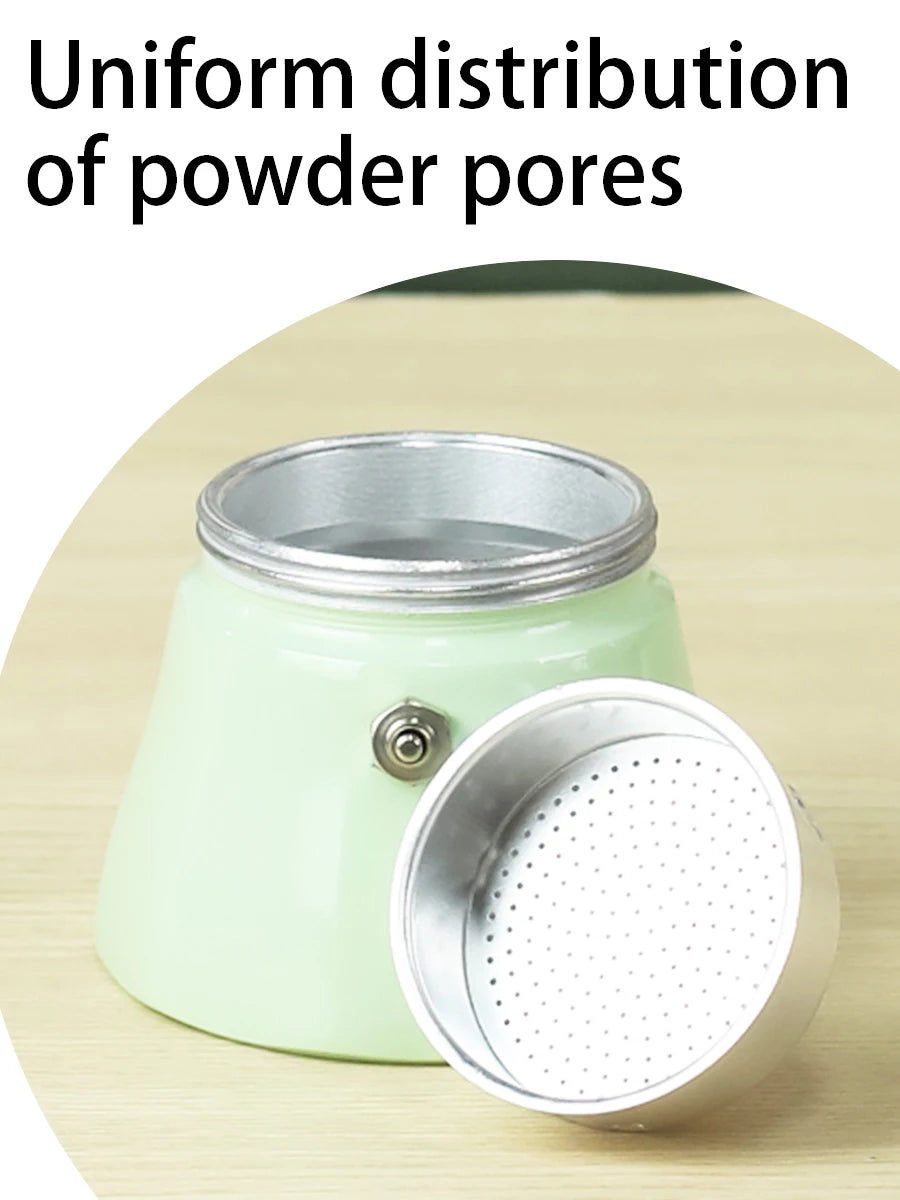 3-Cup Gradient Color Mocha Pot | Perfect for Home & Outdoors