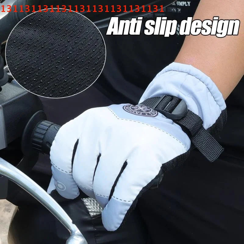 Guantes de esquí de invierno con pantalla táctil | Manoplas térmicas impermeables