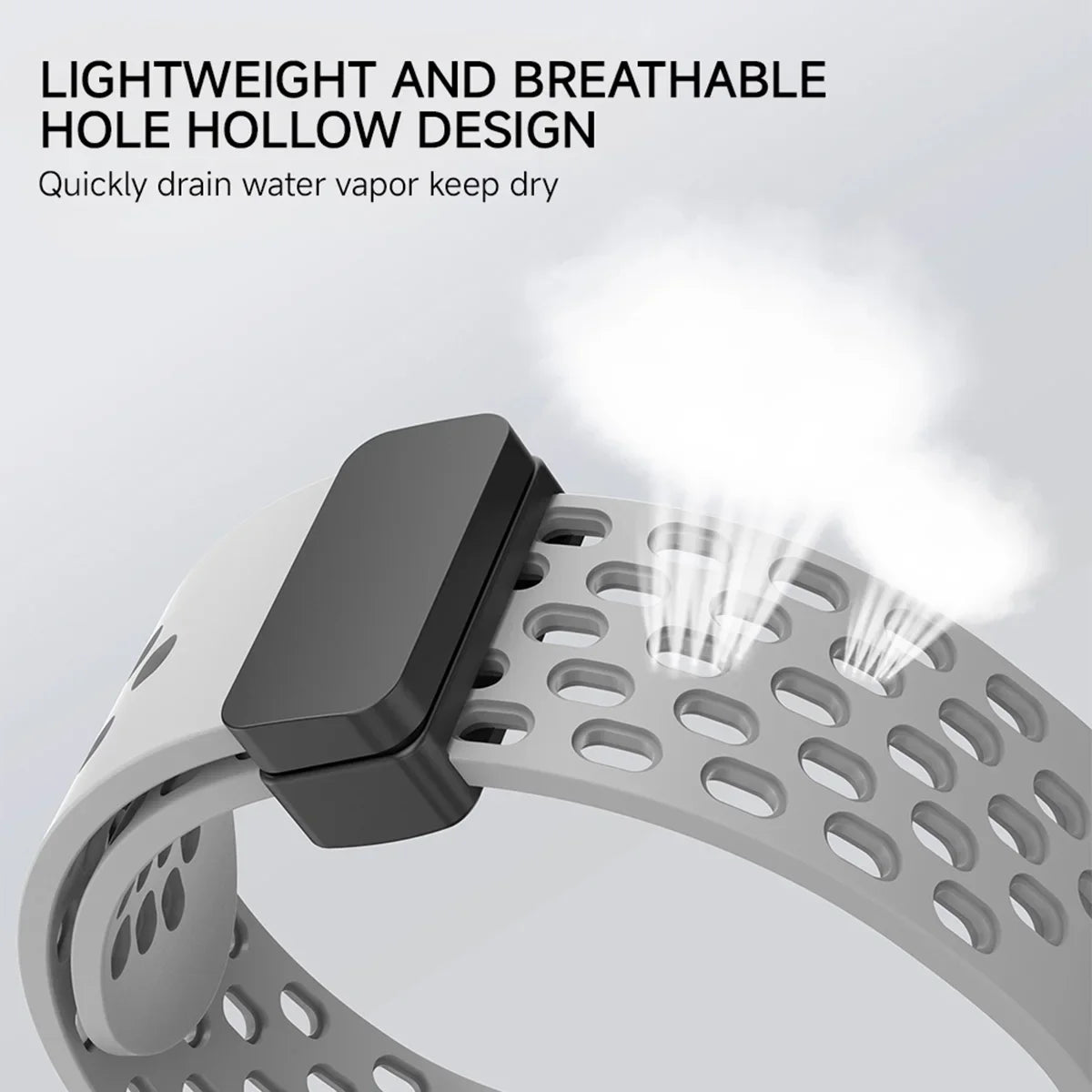 Breathable Sports Silicone Strap for Galaxy Watch | Magnetic Clasp