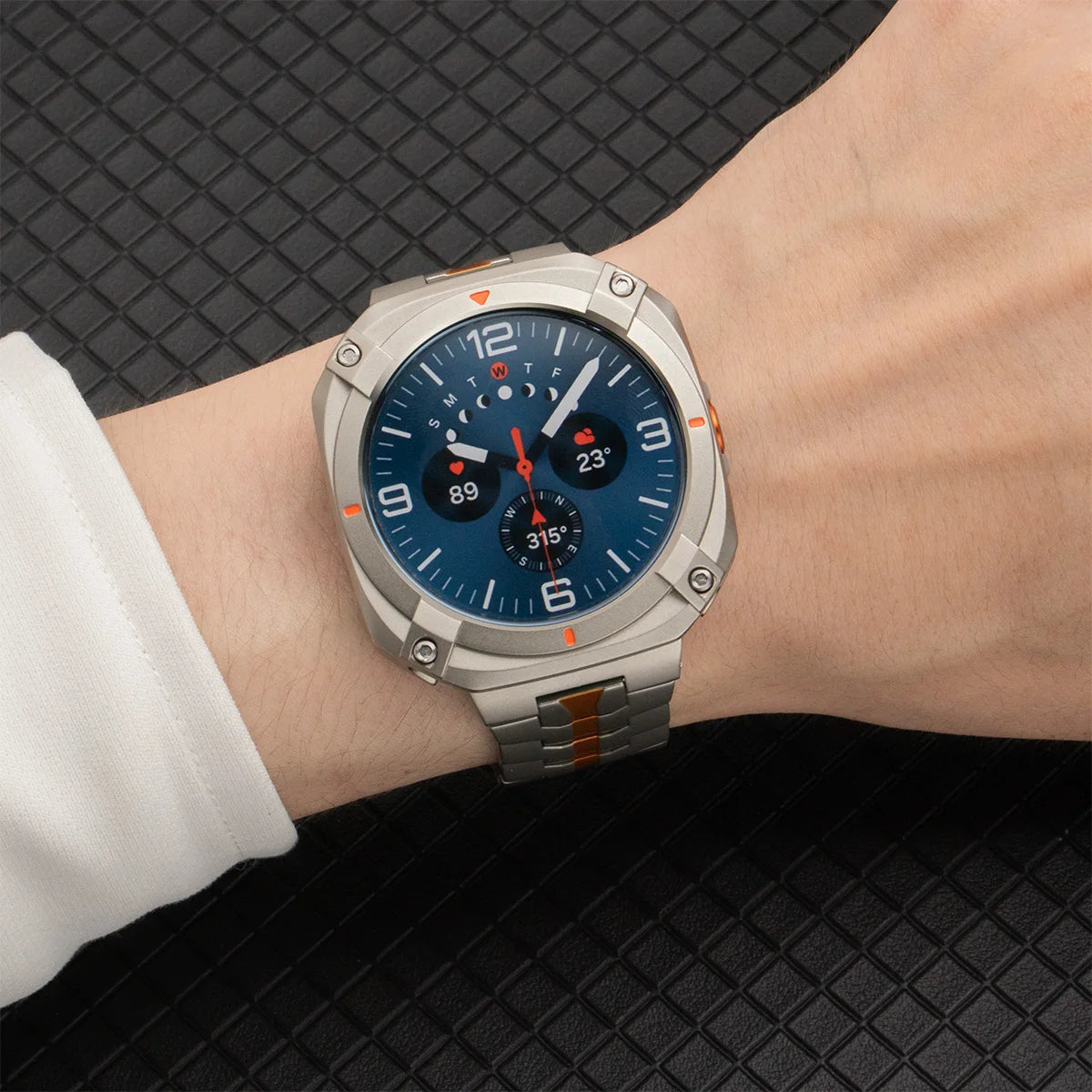 Stainless Steel Watch Band for Galaxy Ultra | Protective Case & Strap