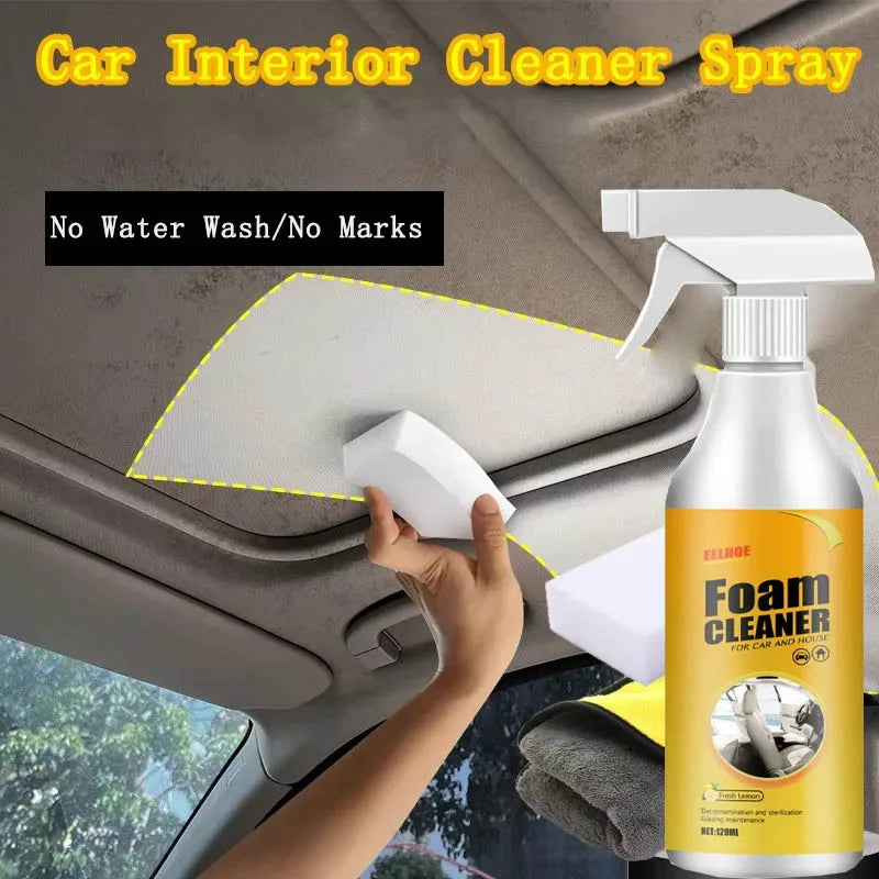Powerful Multifunctional Car Upholstery Cleaner | Waterless Wash