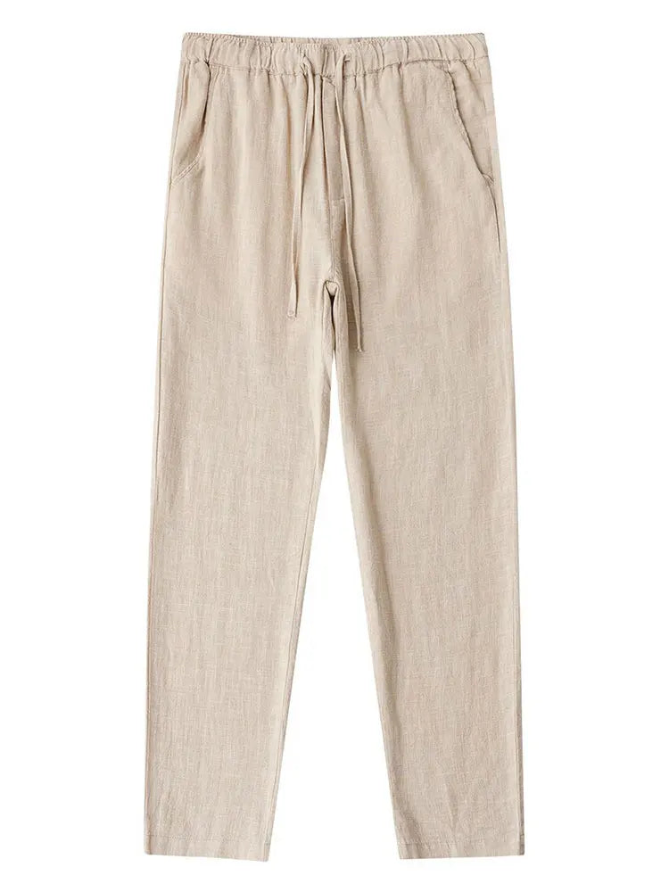 Men's Casual Lightweight Cotton Linen Chino Pants | Stylish Comfort