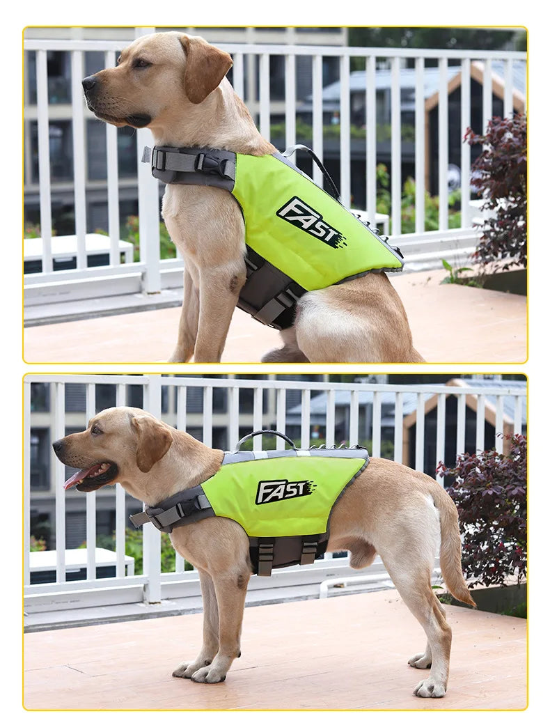 Best Pet Swimming Life Jacket | Adjustable Reflective Dog Vest