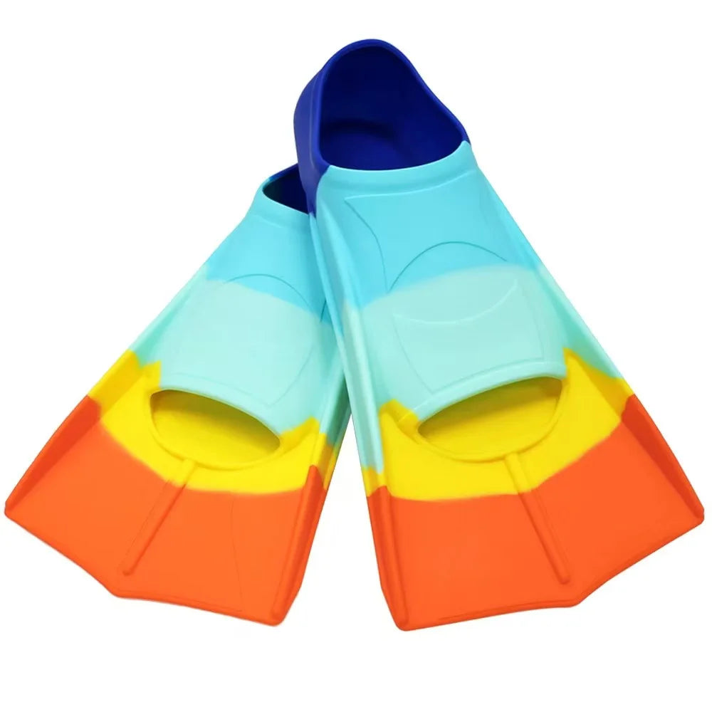 Professional Short Diving Fins for Enhanced Swim Training