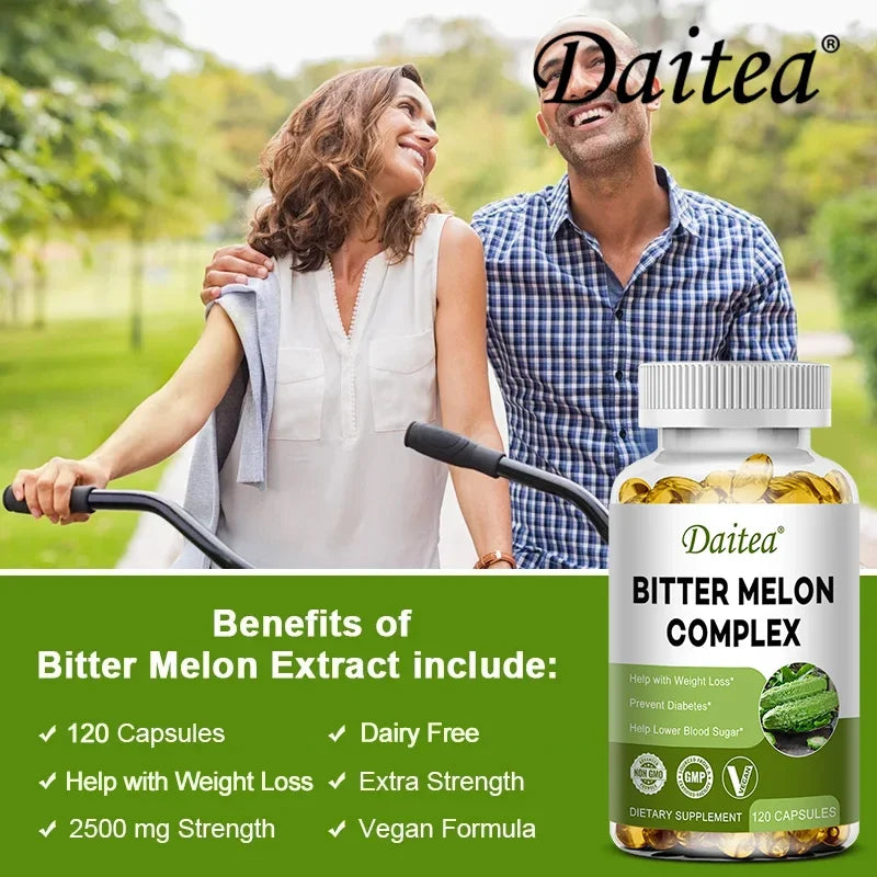 Natural Bitter Melon Extract Capsules | Support Blood Sugar & Fat Burn