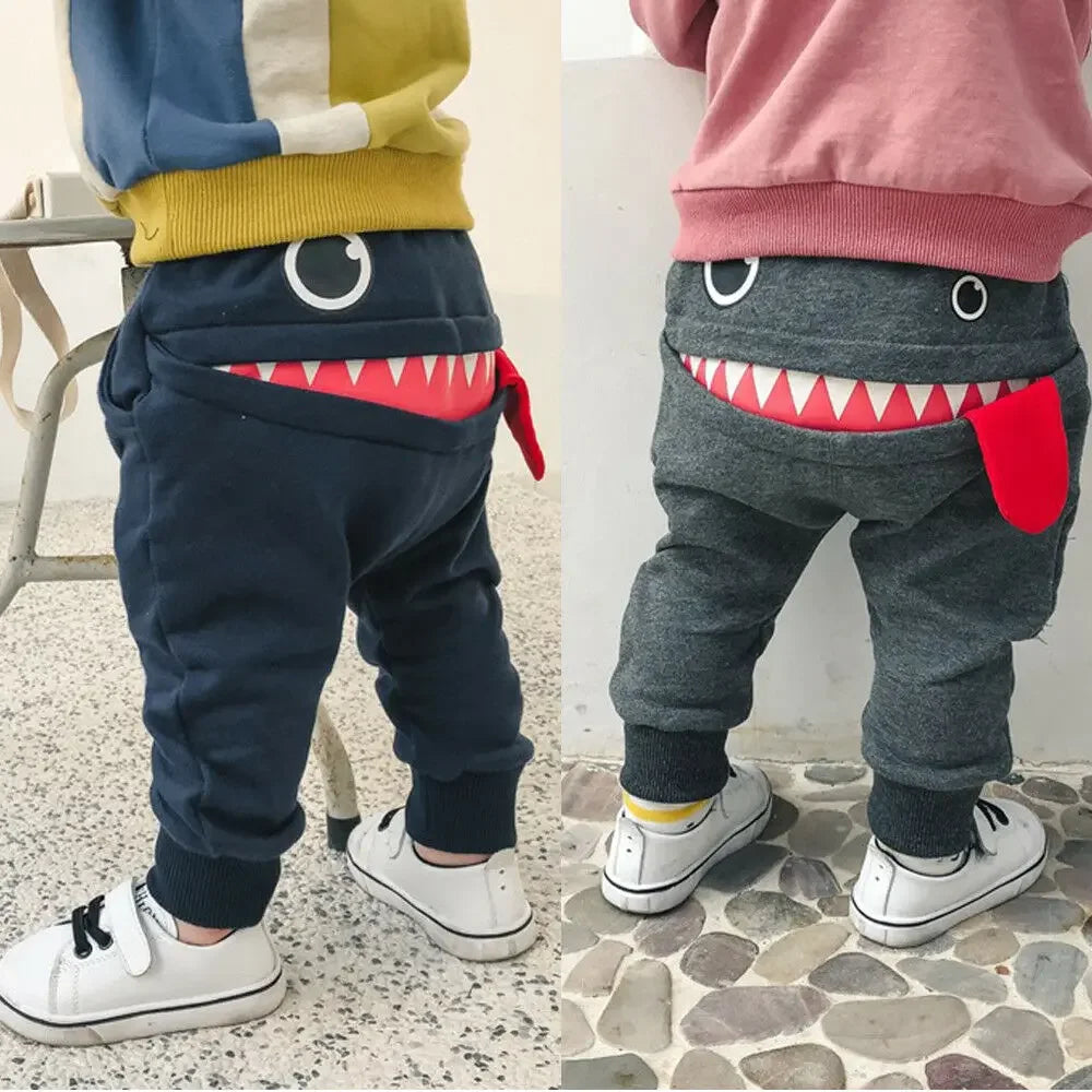 Cute Cartoon Baby Pants for Toddlers | Adorable Monster Design