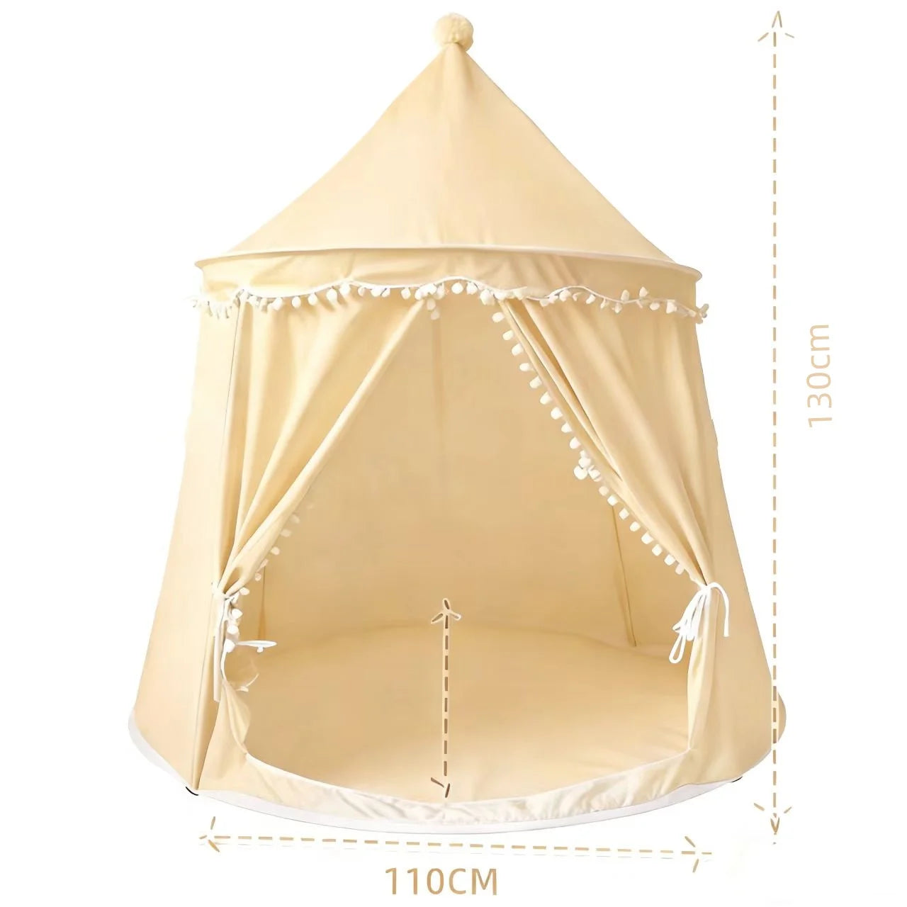 Large Folding Toy Tent for Kids | Perfect Playhouse Castle