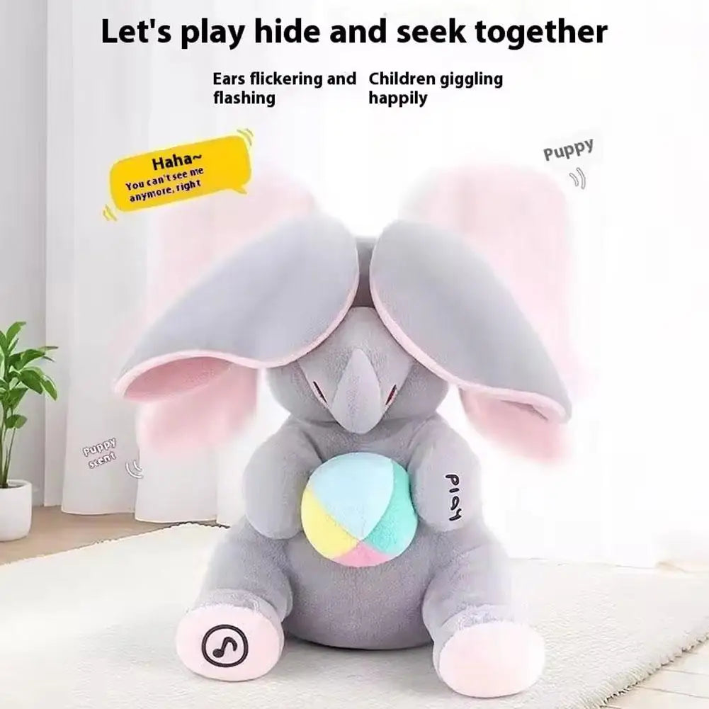 Interactive Elephant Plush Toy | Musical Baby Soothing Companion