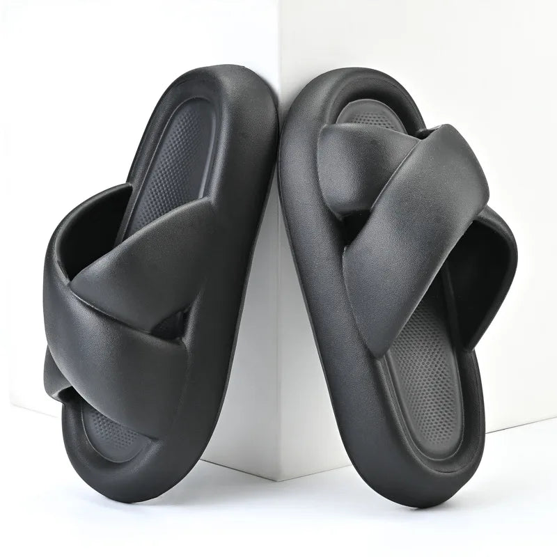 Cozy Thick Sole Slippers for Women | Soft Cloud Beach Sandals