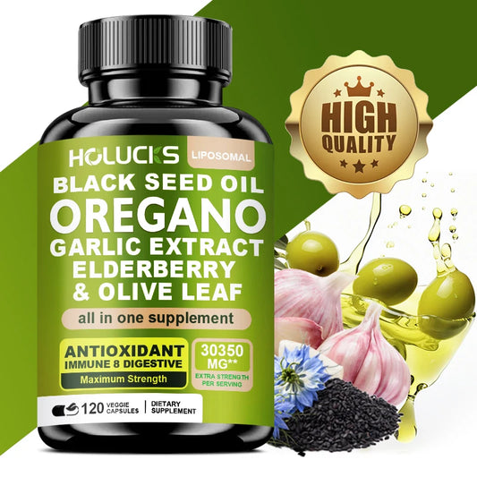 10 in 1 Oregano Oil Supplement with Immune & Digestive Support