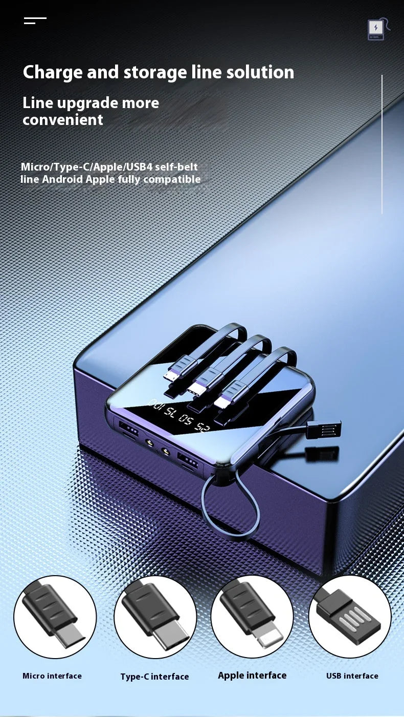 200000mAh Power Bank | Fast Charging Portable Battery Charger