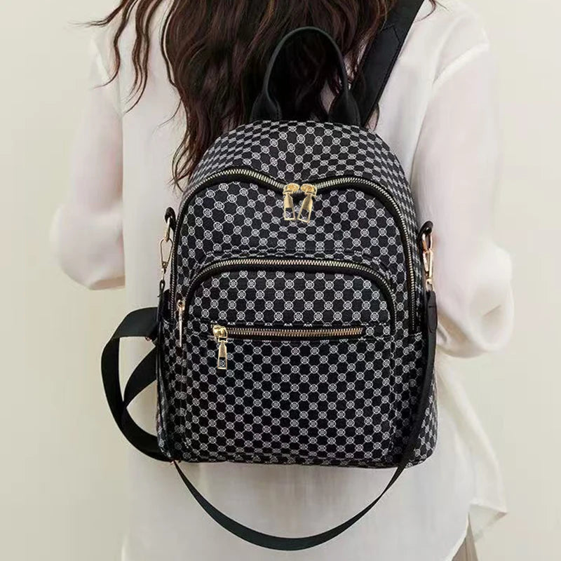 Multi-Color Patterned Casual Backpack | Stylish & Functional