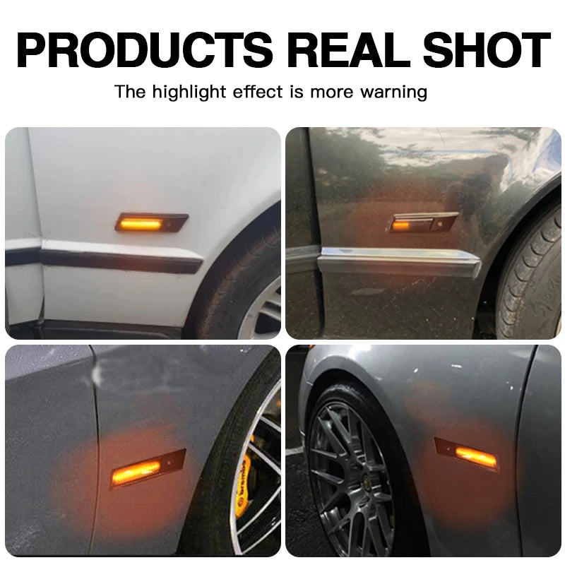 Dynamic LED Turn Signal Side Marker Lights for E36 Series