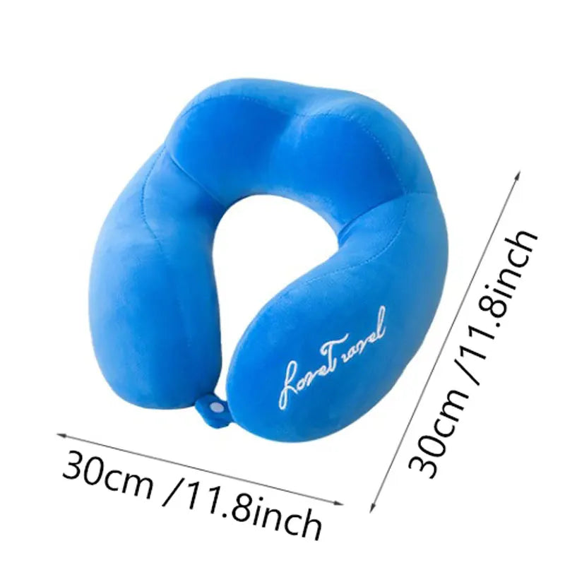 Comfortable U-Shaped Neck Pillow for Travel | Soft Support Cushion