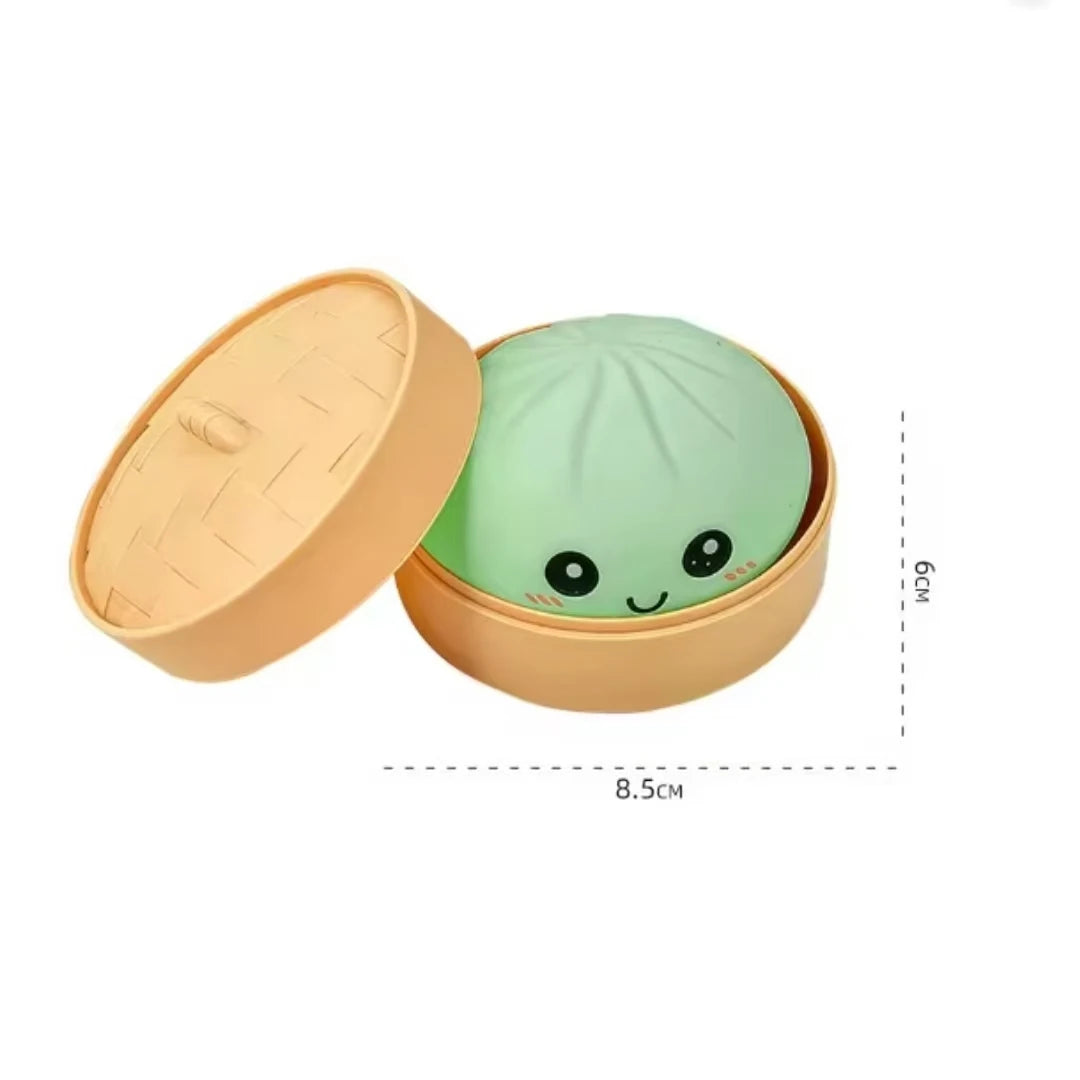 Dumpling Squishy Stress Ball | Soft Silicone Anti-Stress Toy
