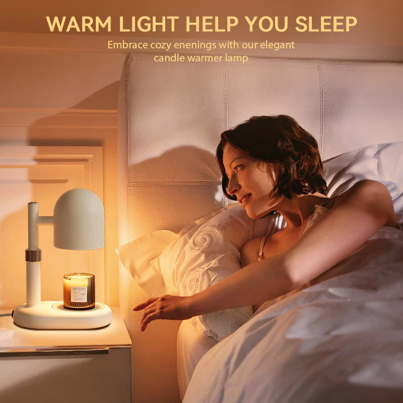Dimmable Candle Warmer Lamp | Scented Wax Melter for Relaxation