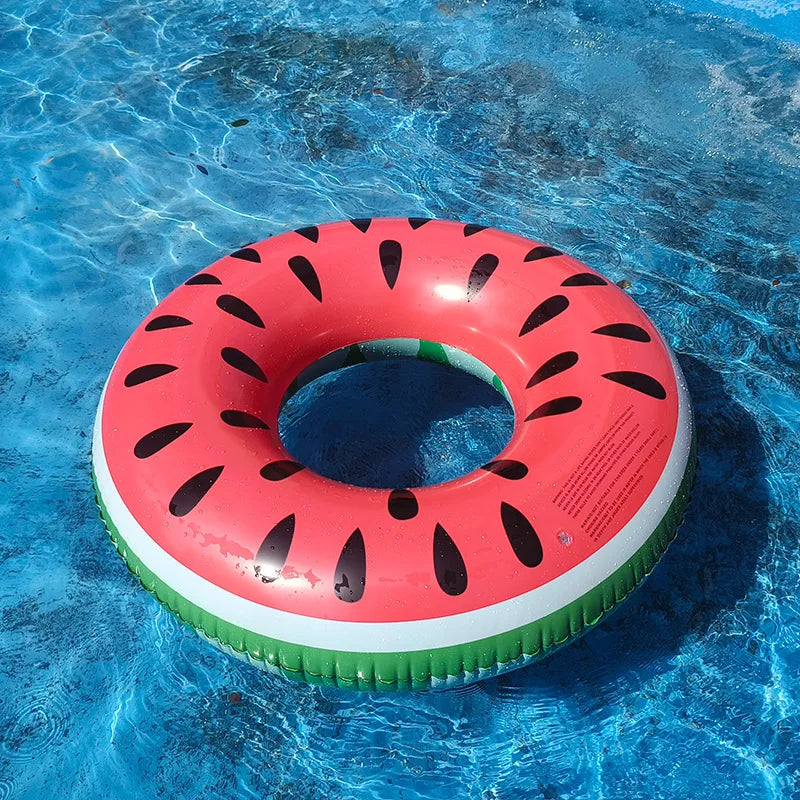 Watermelon Inflatable Pool Floats | Fun Summer Swimming Rings
