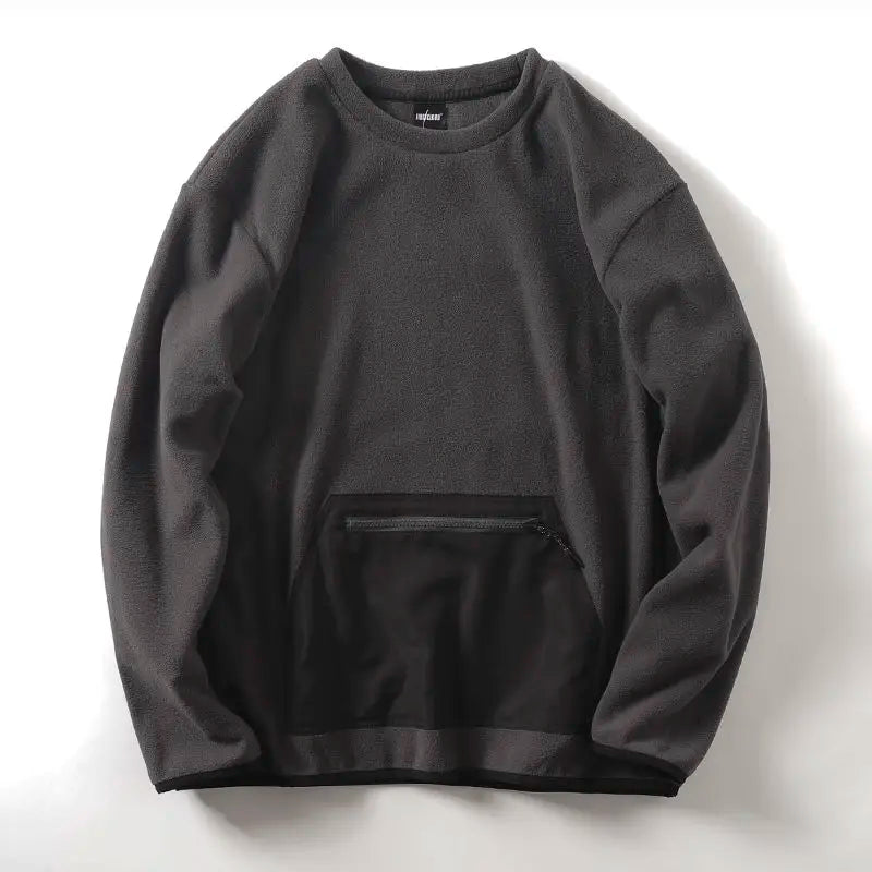 Men's Warm Fleece Pullover Hoodie | Casual Autumn Winter Top